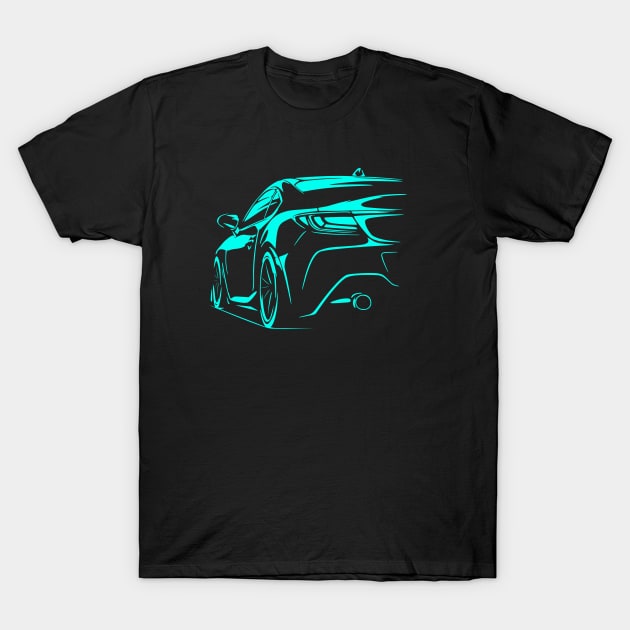 JDM Tuning & Drift Car GR86 Fan T-Shirt by Automotive Apparel & Accessoires